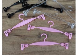 Вішалка прищіпка для білизни на 25см (розова) №2